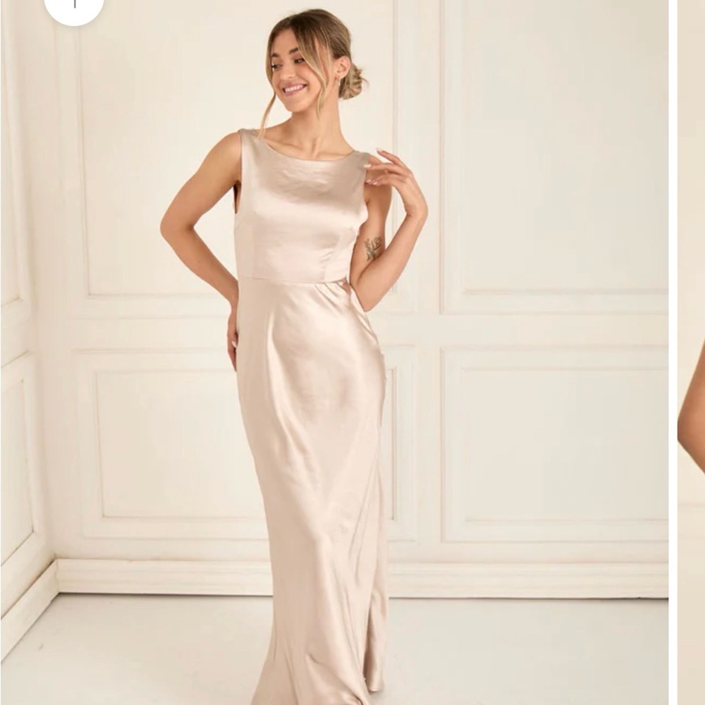 Sophisticated Sleeveless Cream Maxi Dress